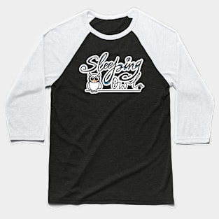 SLEEPING OWL Baseball T-Shirt